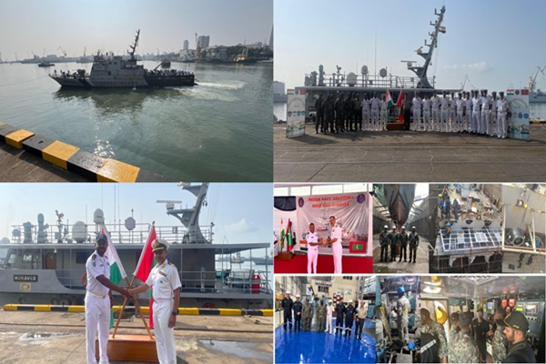 Current Affairs Today : 22 अप्रैल 2025 5 Indian Navy successfully completes refit of Maldivian Coast Guard Ship MNDF Huravee at Mumbai Naval Dockyard